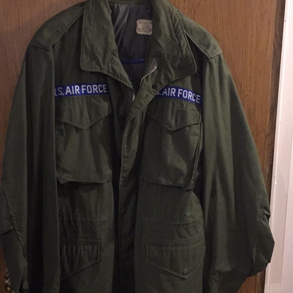 Military M-65 khaki green field jacket